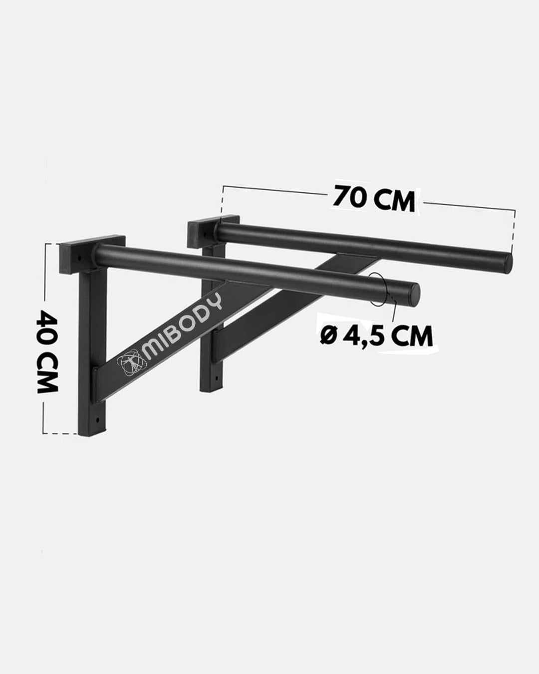 Wall Mounted Dip Bar - Pro