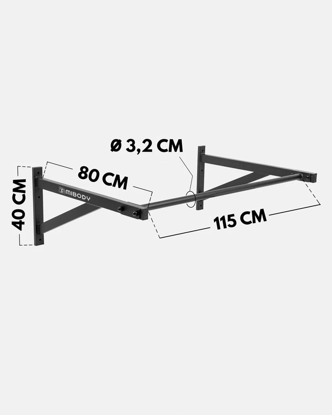 Wall Mounted Pull-Up Bar - Pro